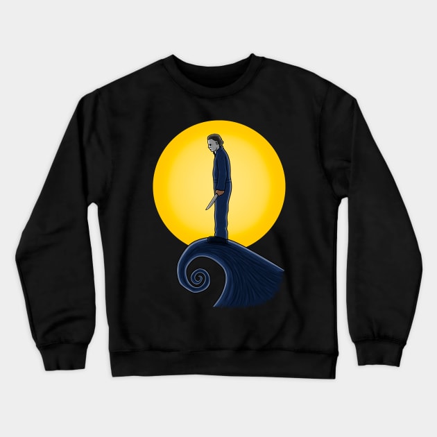 Halloween Night! Crewneck Sweatshirt by Raffiti